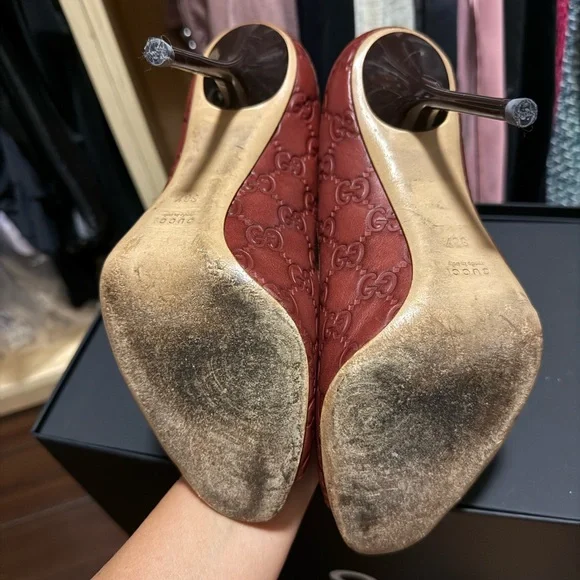 Gucci heels 38.5 - Picture 6 of 8